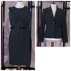 Antonio Melani black with suit jacket and dress.